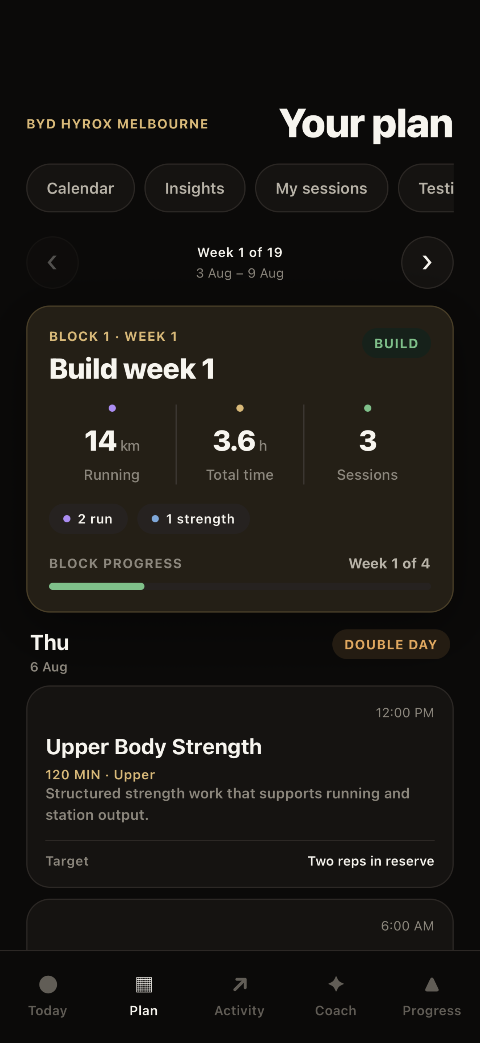 ENGN plan week screen